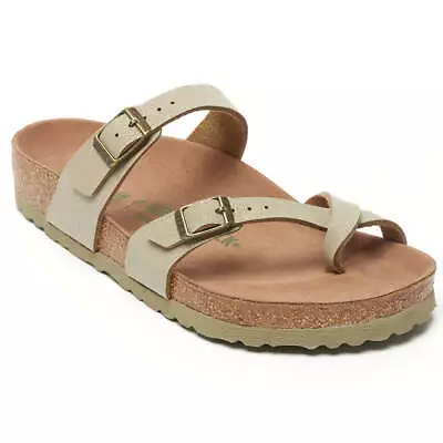 Birkenstock Mayari Vegan Birkibuc Sandals • $75.99