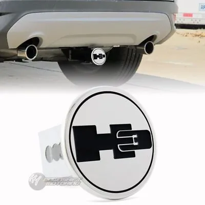 Hummer H3 Logo Chrome Stainless Steel Hitch Cover Cap For 2  Trailer Receiver • $39.95