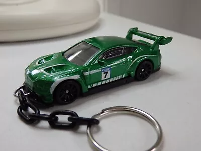 Hot Wheels 2018 Bentley Continental GT3 Diecast Model Keychain Keyring • $10.99