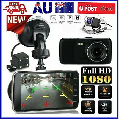 $64.99 • Buy 1080P FHD Night Vision Parking Recording G-Sensor GPS Vehicle Car Dash Camera 