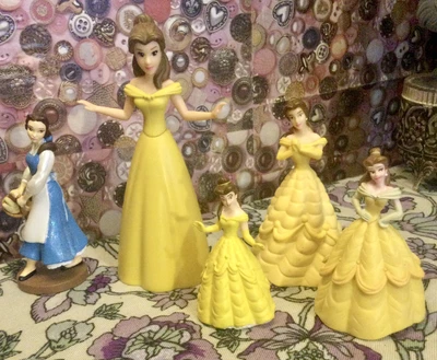 $6 • Buy Disney Beauty And The Beast Belle Figures Cake Toppers 
