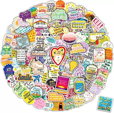 300PCS Motivational Sticker Inspirational Words Stickers For Teens Adults Vinyl • $14.69
