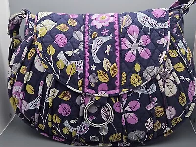 Vera Bradley Floral Nightingale Pattern Saddle Bag. Adjustable Strap. Perfect! • $29.95