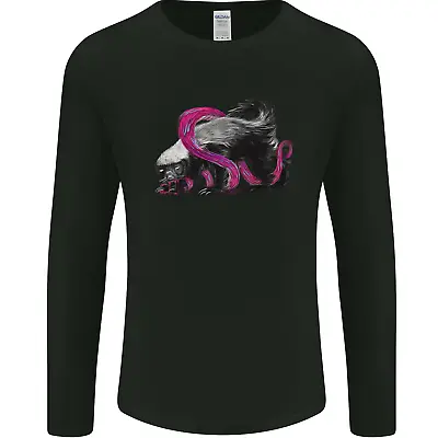 Honey Badger Mens Long Sleeve T-Shirt • £11.99