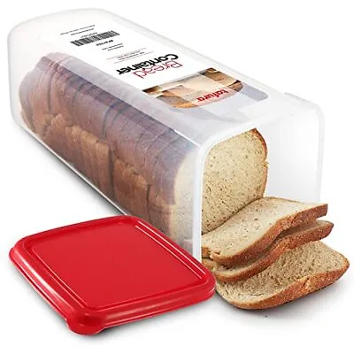 Tafura Bread Container | Bread Storage Container | Plastic Bread Box | Bread Loa • $20.35