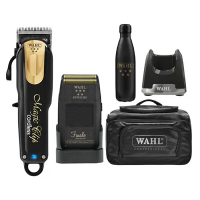 Wahl Wahl Black & Gold Magic Clipper & Finale Shaver Combo • $499.95