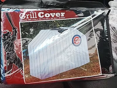 MLB Chicago Cubs HEAVY DUTY RARE Jersey VINYL GRILL COVER NEW 60  X 41  X 19  • $64.99