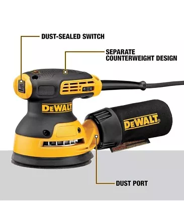 Dewalt DWE6423 5 Inch Variable Speed Random Orbit Sander • $45