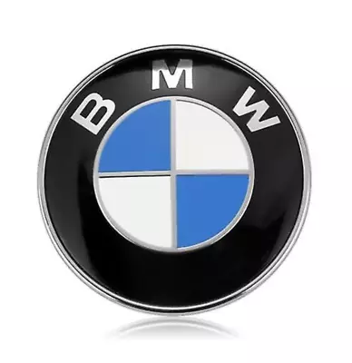 $7.99 • Buy Genuine BMW Logo Badge Sticker Emblem Trunk Bonnet 68mm