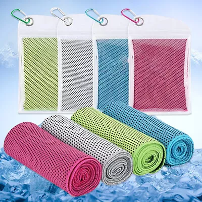 Instant Cooling Towel Sports Gym Towel Drying Sweat Pets Baby Absorb Dry Towel • £1.99