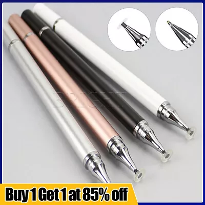 2in1 Touch Screen Stylus Pens For IPhone IPad Tablet Samsung Android Phone UK • £2.79