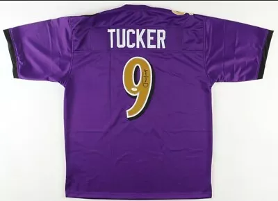 Justin Tucker Signed Baltimore Ravens Jersey W/ JSA COA • $74.99