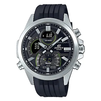 Casio Black Mens Analogue-Digital Watch Edifice ECB-30P-1AEF • $129