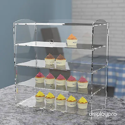 Acrylic Bakery Pastry Display Case Stand Cabinet Cakes Donuts Cupcakes Pastries • £53.82