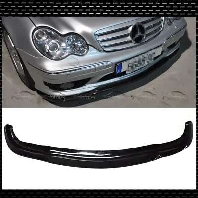 For Mercedes-Benz W203 C200 C220 Sport Carbon Fiber Front Lip Bumper Spoiler • $365.50