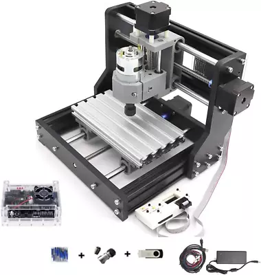 1610 PRO 3 Axis Desktop DIY Mini CNC Milling Machine W/ GRBL Offline Controller • $189.99