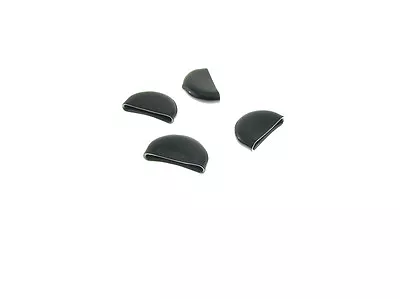 4 Pack Rectangular Black Vinyl Caps 1/8  X 1  X 1/2  Tall  864178 • $5.50