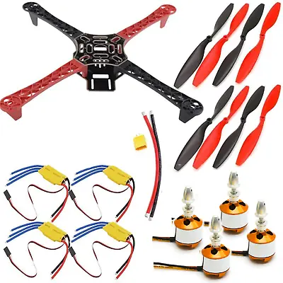 Q450 Quadcopter Drone Kit PDB 30A ESC 2212 Motor Frame Landing Gear Kit • $99.95