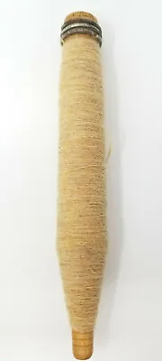 Loom Holder Spindle With Wool Like Tan Thread Vintage Wood • $19.95