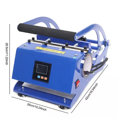 6in1 Tumbler Heat Press Transfer Sublimation Machine Digital For Cup Coffee Mug • $208.06