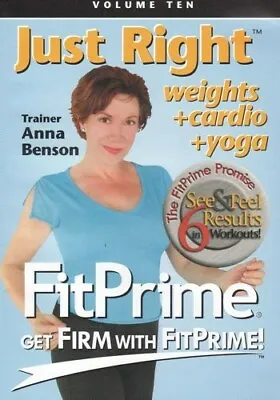 $14.99 • Buy Fit Prime Just Right Dvd With Anna Benson From The Firm Fitness Favorites New 