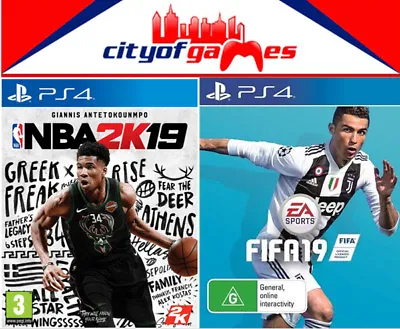 NBA 2K19 & Fifa 19 PS4 Bundle Brand New In Stock • $89.95