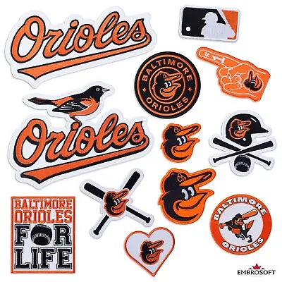 Baltimore Orioles Patch Baseball Team Logo Embroidered Sports Patches Iron • $65