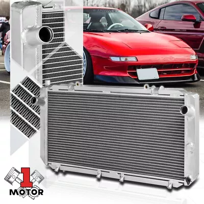 Aluminum 2 Row Core Performance Cooling Radiator For 90-95 Toyota MR2 SW20 MT • $108.68