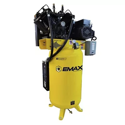 EMAX ES10V080V1 10 HP 80 Gal. 2Stg 1Ph 38CFM 100PSI SILENT Air Compressor New • $4344