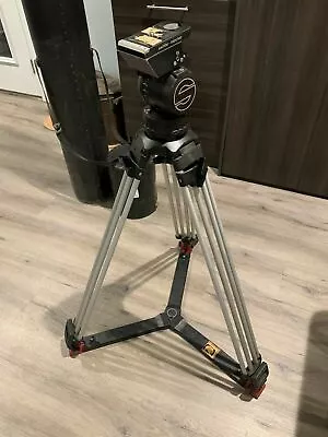 $1599.99 • Buy Sachtler Munchen 100mm  Aluminum Tripod, Fluid Head, Spreader, And Case
