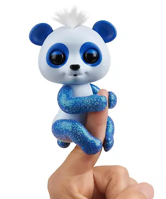 WowWee Fingerlings Glitter Panda 'Archie' Interactive Collectible Baby Pet 10cm • £0.99