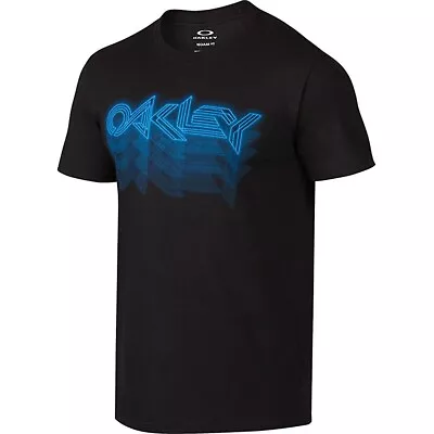 Oakley Mens Fader Tee Short Sleeve T-Shirt Jet Black 2XLarge XXL NEW • $16