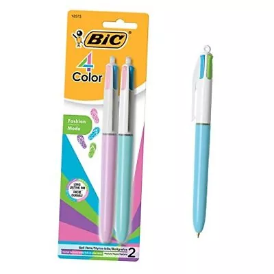  4 Color Fashion Ball Pen Medium Point (1.0mm) 2 Count Assorted - Fashion • $9.38