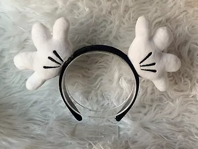 Disney Parks Mickey Mouse Plush Glove Hands Ears Headband Handmade • $19.99