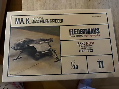 Ma.K Nitto SF3D Vintage 1/20 #11 Fledermaus P.K.40/J40S Maschinen Krieger (3)* • £100