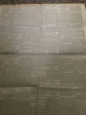 1896 BRYNCOCH MINING DISASTER Original Newspaper Report • £3
