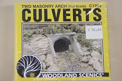 WOODLAND SCENICS HO-Scale Two Pack Masonry Arch Culverts C1263. • $8.96