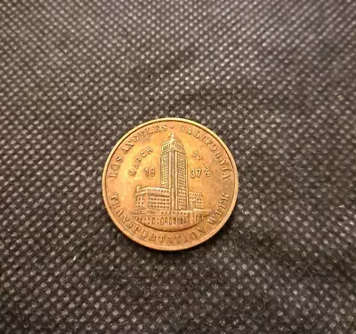 1937 LOS ANGELES CALIFORNIA RAILWAY TOKEN!   E9207TXX • $34.99