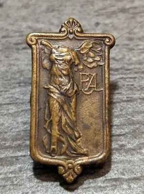 Public School Athletic League PSAL Winged Victory Of Samothrace Bronze Lapel Pin • $27.95