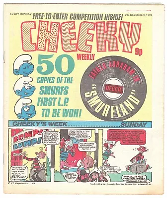 Cheeky Weekly Comic 9th December 1978 • £1.25