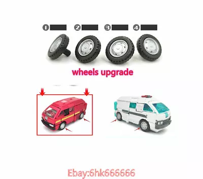 4Pcs Replacement Car Wheels Upgrade Kit For Earthrise Ironhide Ratchet In Stock • $9.27