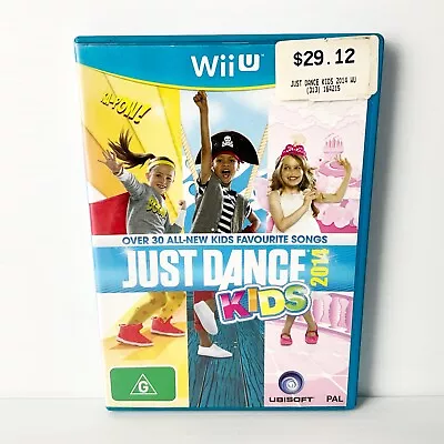 Just Dance Kids 2014 + Manual - Nintendo Wii U - Tested & Working - Free Postage • $16.88