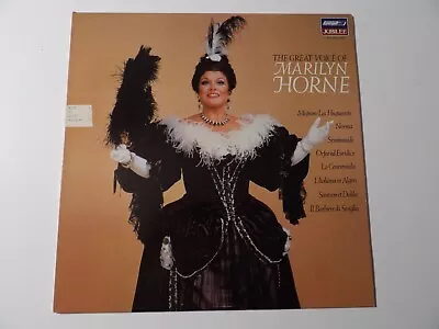 The Great Voice Of Marilyn Horne LP NM Vinyl Opera Italian Female Vocal Norma • $9.99