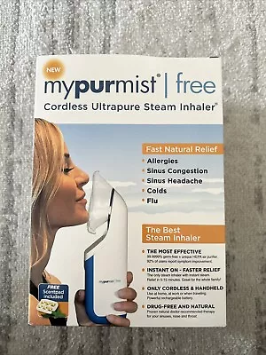 MyPurMist Free Cordless Ultrapure Steam Inhaler & Vaporizer.BRAND NEW FREE SHIP • $59.99