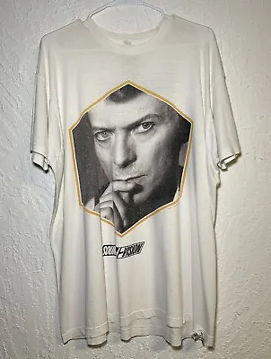 Vintage 1990 David Bowie Sound + Vision Tour Shirt | Size 3XL | Single Stitch • $125