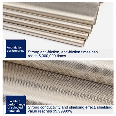£12.22 • Buy Grounding Signal Blocking Anti Radiation Shielding Faraday Fabric EMF 1 Meter