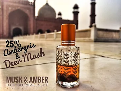 1ml Deer Musk 1% + Amber Gray 25% Tincture In Sandalwood Mysore Oil Word Class!!! • $148.25