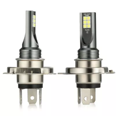 2pcs H4 LED Headlight Bulbs Conversion Kit Hi-Lo Beam 10000LM 6000K Super White • $4.69