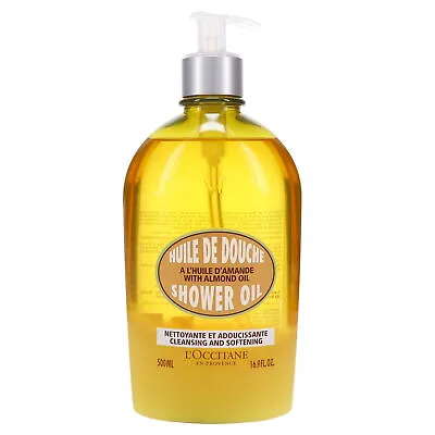 L'Occitane Cleansing & Softening Almond Shower Oil 16.9 Oz • $40.10