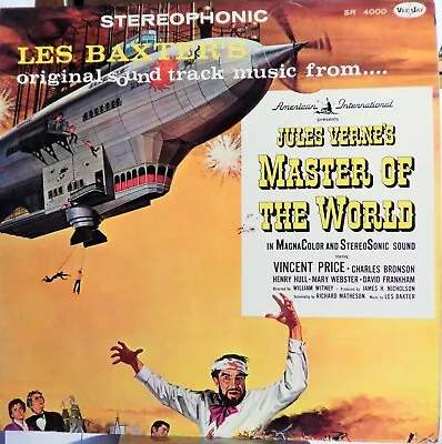 Master Of The World (1961 Music Les Baxter) Mint Soundtrack 12  Lp Vincent Price • $48.88